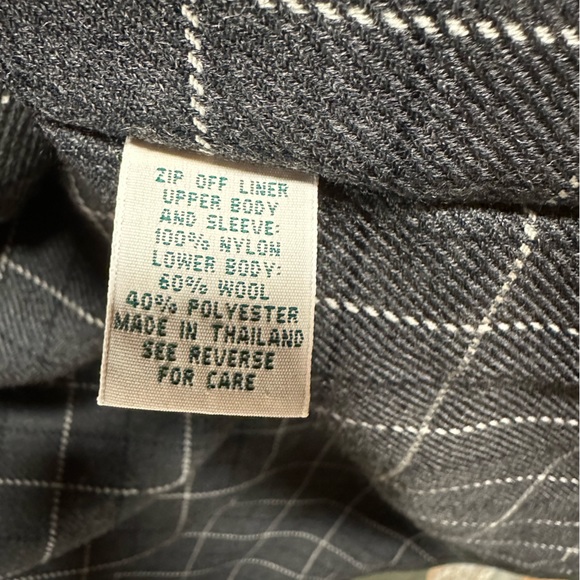 Women's LL Bean Jacket Removable Wool Blend Lining Size Medium - Picture 9 of 9